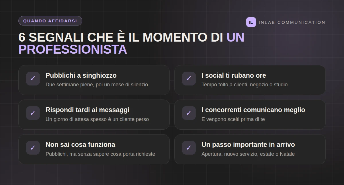 I 6 segnali che indicano quando affidarsi a un social media manager a Taranto